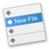 New File Menu for mac